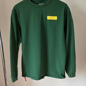 Western Hydrodynamic Research long sleeve T, green, size medium